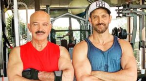 Rakesh Roshan working out with his son Hrithik Roshan - Rakesh Roshan Net Worth in Rupees in 2023